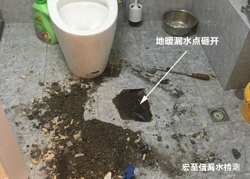 青島膠州地暖漏水檢測